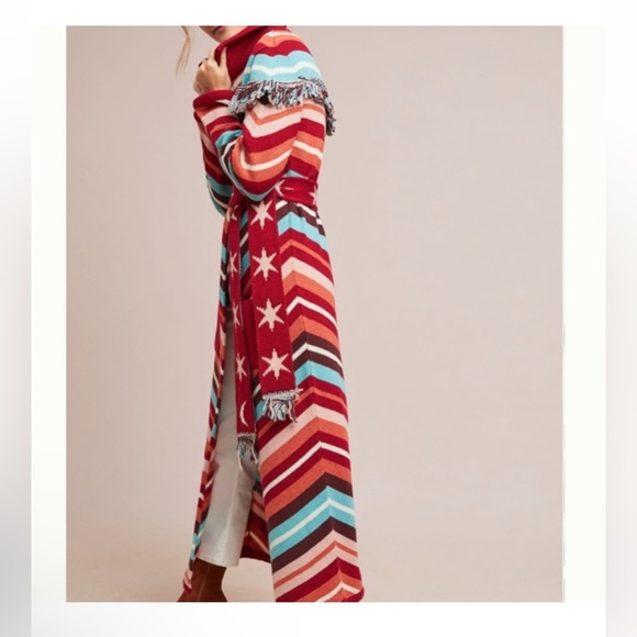 Anthropologie Sunset Striped Cardigan S - Picture 6 of 12